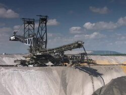 Open cast mining Stock Footage