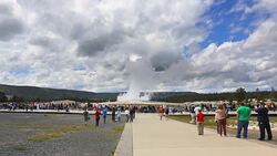 Old Faithful Geyser, Yellowstone Stock Footage