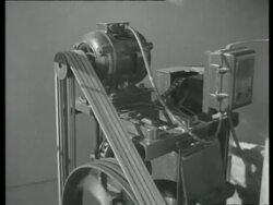 Electric water pump, UK  1939 Stock Footage
