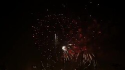 Time lapse Firework display Stock Footage