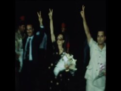 GS 08 09 82 YASSER ARAFAT FORCED TO LEAVE BEIRUT ARRIVES TO CAIRO News Clip