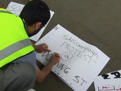 Protest against anti-Yazidi violence in Iraq News Clip