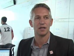 INTERVIEW: Gary Lineker on trading, Olympics and fundraising at BGC Annual Global Charity Day at BGC Partners on September 11, 2012 in London, England (Footage by WireImage Video/Getty Images) Stock Footage