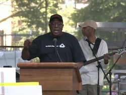 City Workers Rally For A New Contract At City Hall Stock Footage