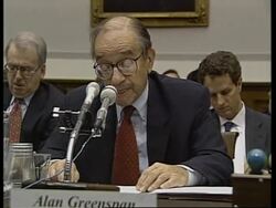 USA: ALAN GREENSPAN WARNS OF FINANCIAL CHAOS IN LATIN AMERICA News Clip
