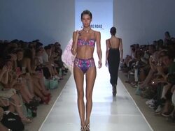 EVENT CAPSULE CLEAN - 6 Shore Road by Pooja - Mercedes-Benz Fashion Week Swim 2015 Stock Footage