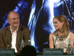 Harry Potter and the Half-Blood Prince Press Conferences Stock Footage