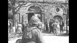 United States military occupies German town at end of European war News Clip
