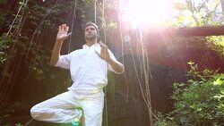 Yoga meditation Stock Footage