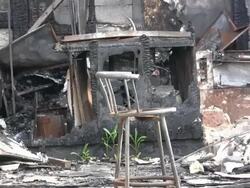 HD: fire damage Stock Footage