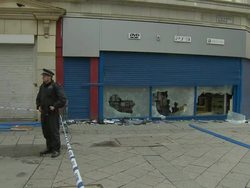 Brixton Riot & Looting Aftermath News Clip