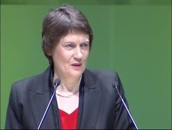 Sustained development conference, NZ MP, Merkel speech News Clip