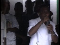 VOICE Charles Taylor demands peacekeepers, plus US assessment team News Clip