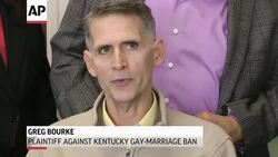A federal judge ruled Wednesday that Kentucky must recognize same-sex marriages performed in other states. A judge struck down part of the gay-marriage ban that Kentuckians had approved in 2004, saying it treated gays and lesbians in a demeaning way. (Feb News Clip