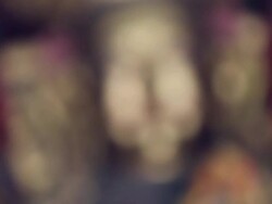 R/F CU LS face of Buddha statue/xian,shaanxi,china Stock Footage