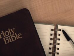 Bible Study (HD,NTSC) Stock Footage
