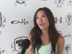 INTERVIEW: Ally Maki on what brings her out to the Muscle Milk fitness Stock Footage