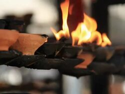Offerings to the Buddha Stock Footage