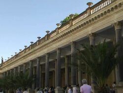 Tilt Down Shot Karlovy Vary City Western Bohemia Czech Republic Stock Footage