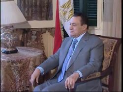 Photo-op of US Secretary of State with President Mubarak News Clip