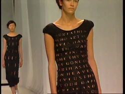 ITALY: MILAN: JOHN RICHMOND, KARL LAGERFELD &amp; KRIZIA FASHION SHOWS News Clip