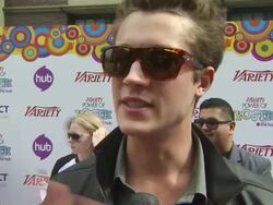 INTERVIEW: Nick Roux on coming out today, on the importance of positively influencing young people,  (Footage by WireImage Video/GettyImages) Stock Footage