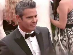Andy Cohen at "PUNK: Chaos To Couture" Costume Institute Gala Stock Footage