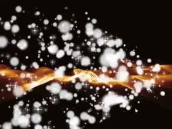 Bright Lights Particle Flash Stock Footage