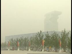 WRAP Pollution at Olympic venues; AOC comment; Chinese official; Greenpeace News Clip