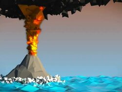 volcano Stock Footage