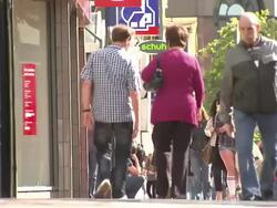 High Street Shoppers Stockshots News Clip