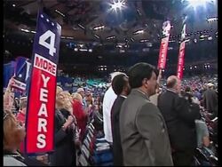 Comments on sidelines of Republican convention News Clip