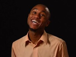 DeShaude's Laughter (720/24P) Stock Footage