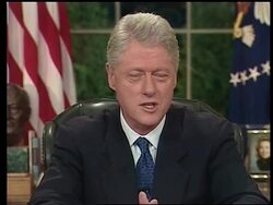 USA: PRESIDENT CLINTON SPEECH (2) News Clip