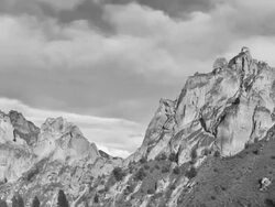 Smith Rocks Day Zoom Stock Footage