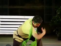 MS TU Artist performing modern Qinqiang opera in theater and Qinqiang is representative folk opera of northwest China  AUDIO  / xi'an, shaanxi, china Stock Footage