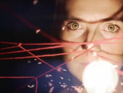 artistic stylized women with great eyes Stock Footage