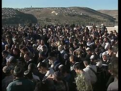 Settlers' funerals in Jerusalem, Netanyahu condemns Arafat, troops in Hebron News Clip