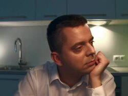 HD: Middle Aged Man, Frustrated Stock Footage