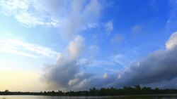 Moving clouds Stock Footage
