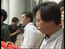 Hong Kong - Protest against freedom of speech News Clip