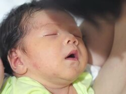 Baby care Stock Footage