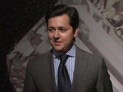 Christie's Previews the Ponahalo Diamonds Before Auction Stock Footage