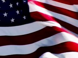 PAL: Looping US Flag. SD Progressive Frames Stock Footage
