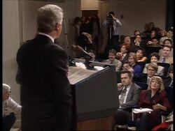 USA: PRESIDENT CLINTON: BALANCED BUDGET AMENDMENT News Clip