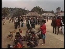 INDIA: TRIPURA: SOLDIERS FLOWN IN TO QUELL ETHNIC VIOLENCE News Clip