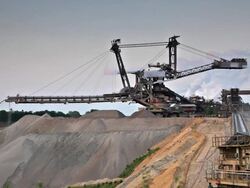 Open cast mining Stock Footage