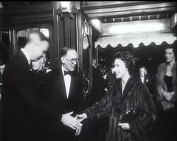 PRINCESS MARGARET VISITS BBC News Clip