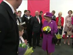 Queen Elizabeth On Visit To HMS Ocean News Clip