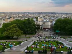 People Crowds Pan Stock Footage